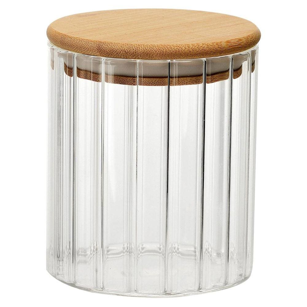 Porta Mantimento de Vidro Borossilicato 500 ml com Tampa Bambu Dynasty