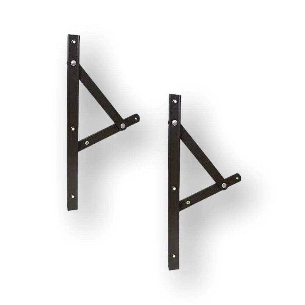 Braço Suporte Janela Maxim Ar Alumínio 40Cm Marrom