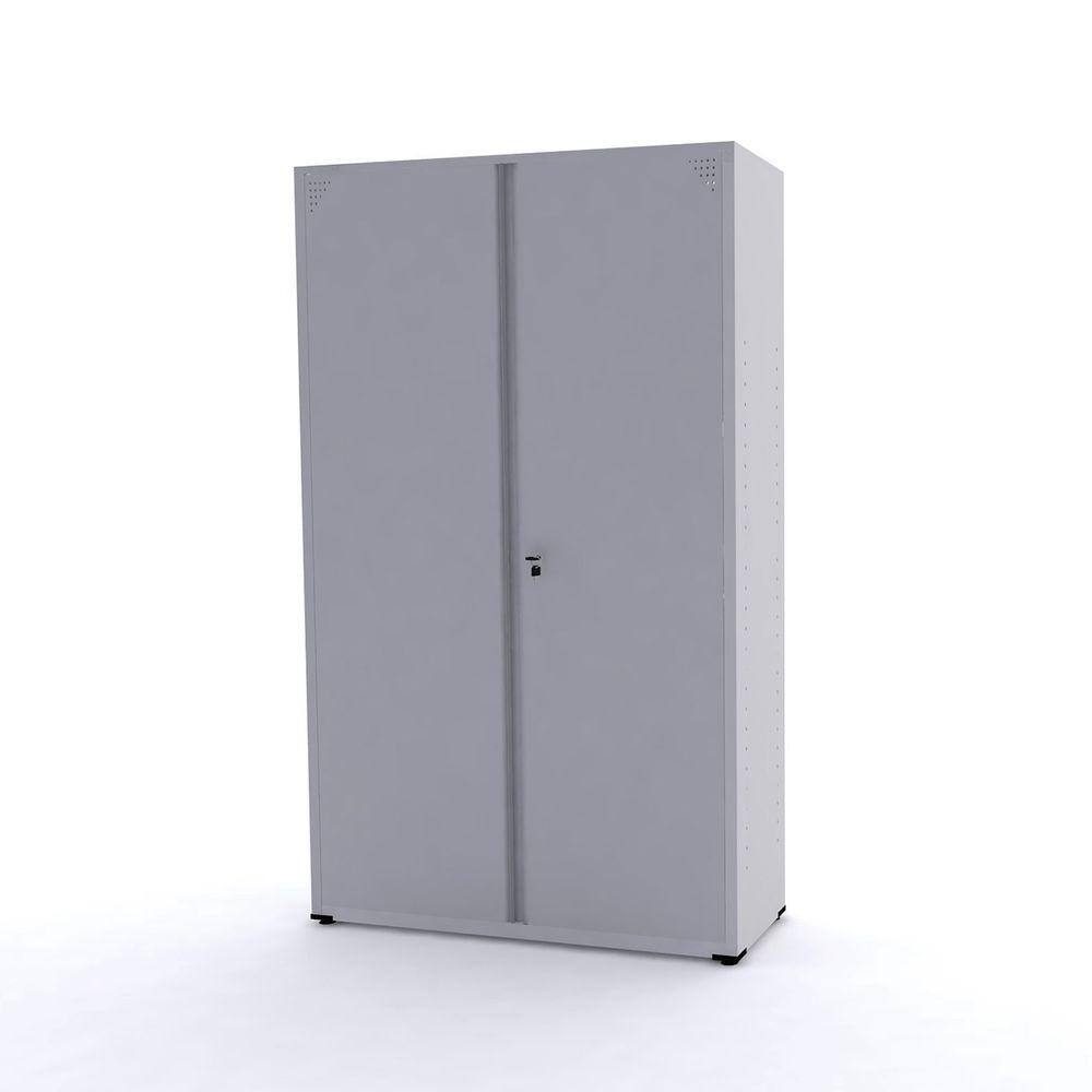 Armário De Aço 2 Portas 200X118x40 Pandin Ap403sl - Cinza
