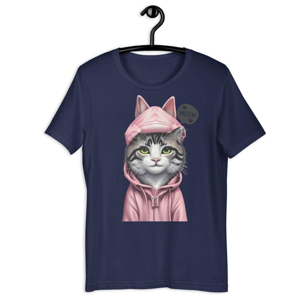 Camiseta Blusa Tshirt Feminina - Gato Cat Meow