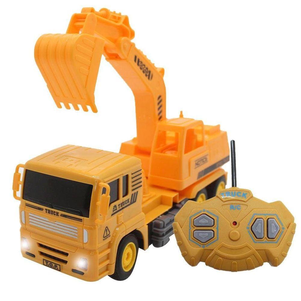 Carrinho Controle Remoto Escavadeira Truck Construção