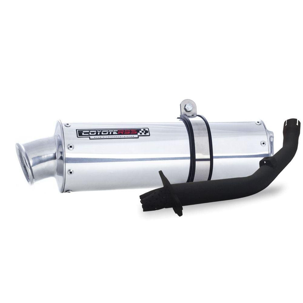Escape / Ponteira Coyote RS3 Aluminio Oval - Tornado 250 XR ano 2007/2008 - Honda