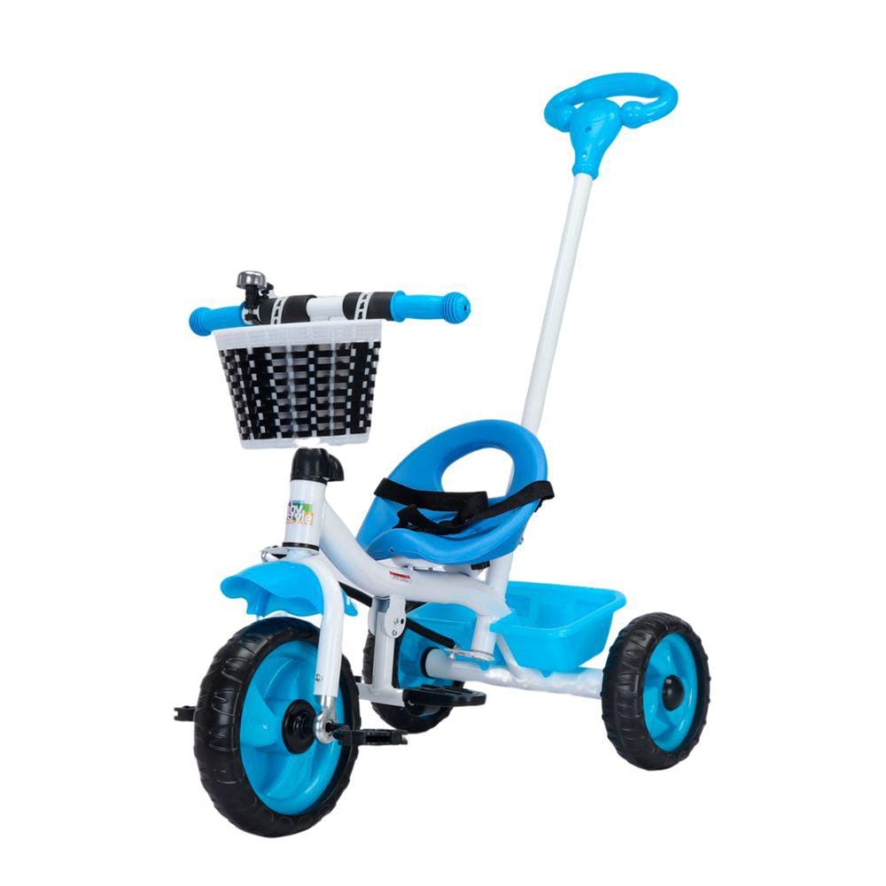 Triciclo Infantil Passeio Com Empurrador 3 Rodas