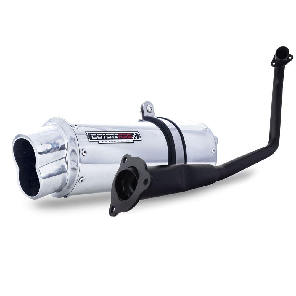Escape / Ponteira Coyote RS5 Boca 8 Aluminio Oval - CBX 250 Twister até 2008 - Honda