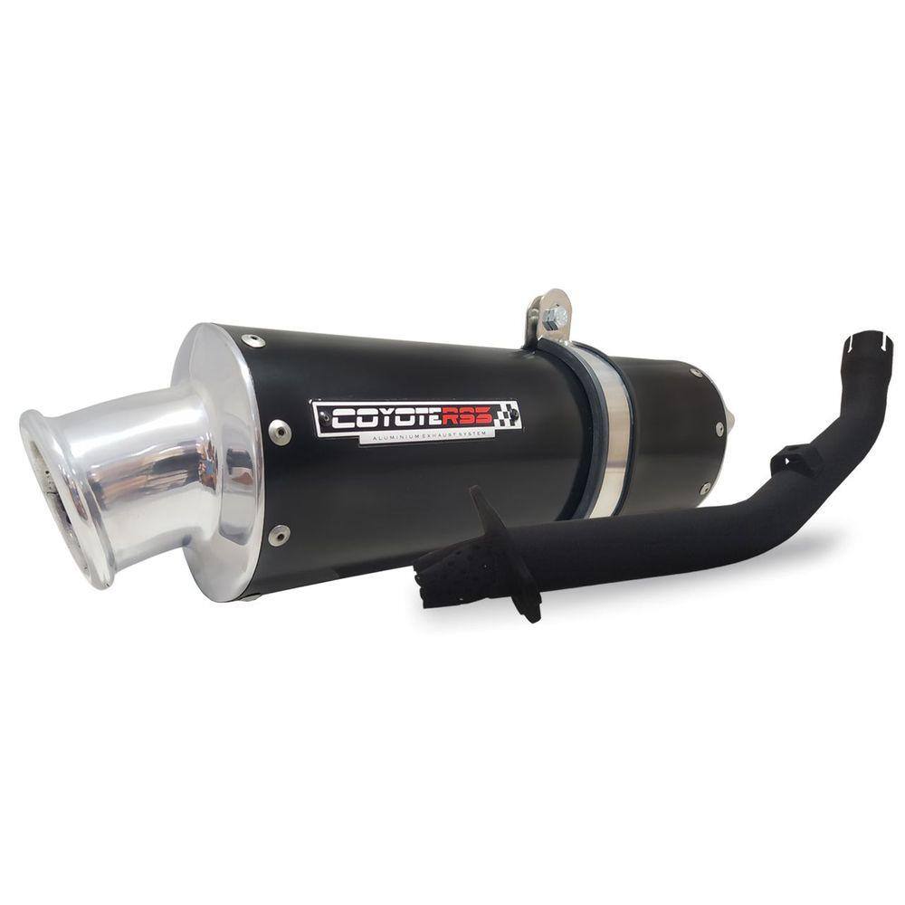 Escape / Ponteira Coyote RS3 Aluminio Oval - XRE 190 - Honda