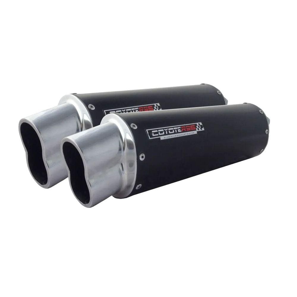 Escape / Ponteira Coyote Rs5 Boca 8 Aluminio Oval (Par) - Xt 660 R