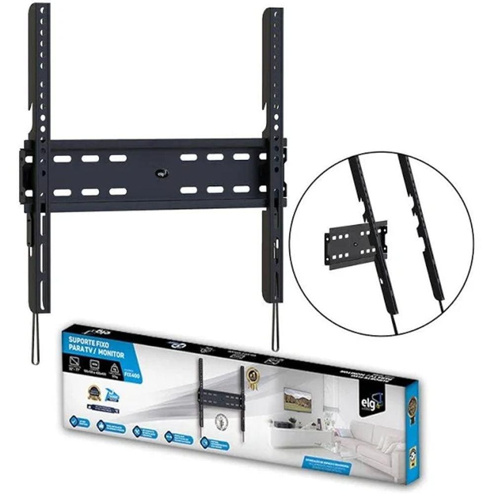 Suporte Elg Tv Fixo 32 A 77” - FIX400