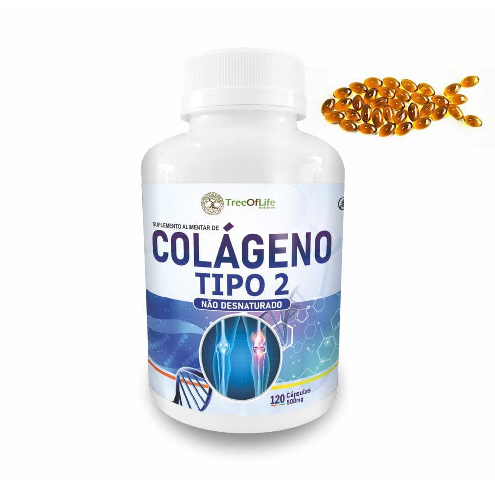 Colágeno Tipo 2 Uc Ii 120 Cápsulas 40Mg + Ômega 3 120