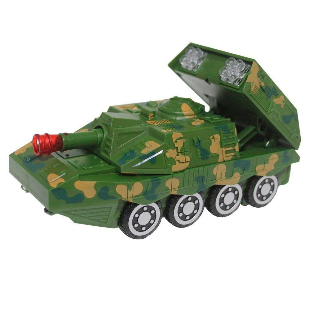 Brinquedo Tanque De Combate Militar Com Som E Luzes