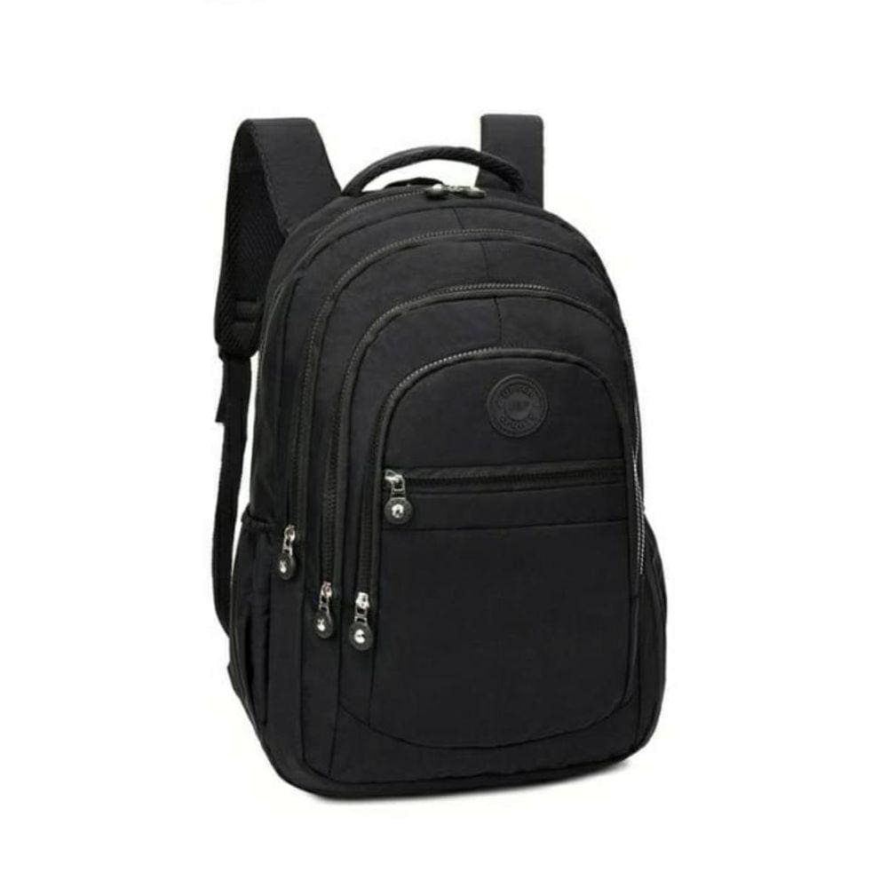 Mochila Feminina Escolar Reforçada Espaço Notebook Preto