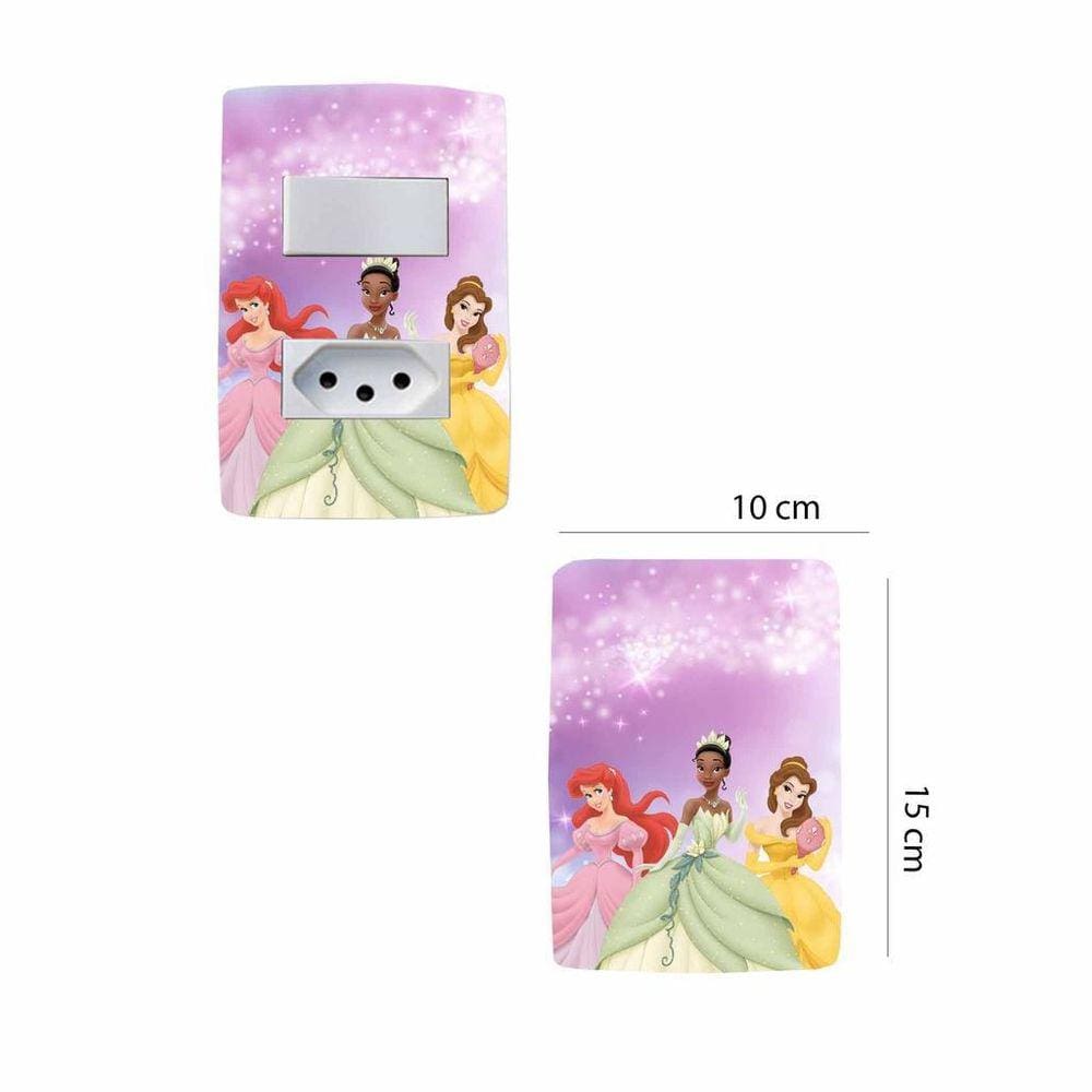 Adesivo De Interruptor Princesas Mod03