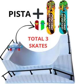 Pista skate dedo brinquedo extra extra extra extra