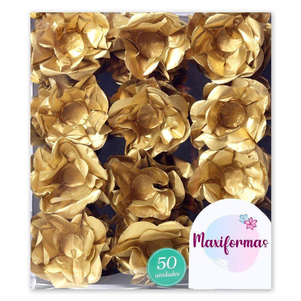 Forminha Happy Monolucido Dourado