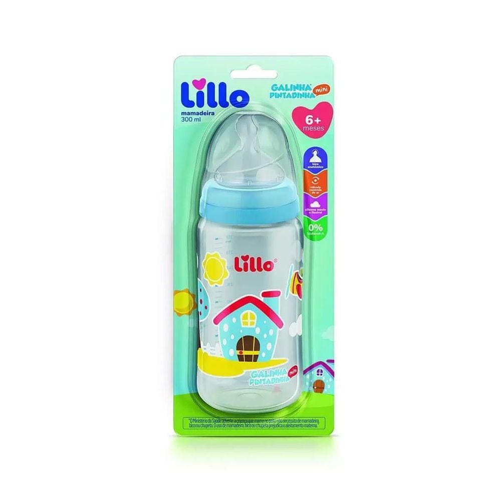 Mamadeira Lillo Galinha Pintadinha Anatomica Neutra