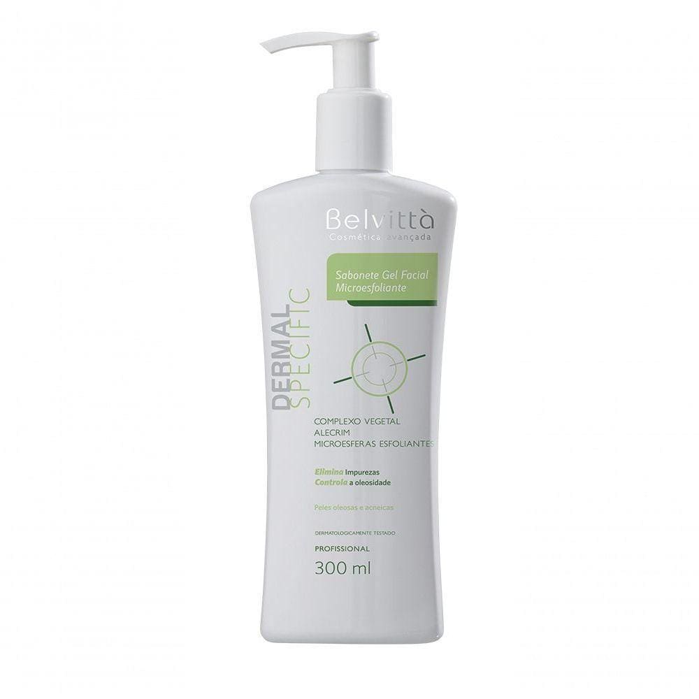 Dermal Specific - Sabonete Gel Facial Microesfoliante Belvittà 300Ml