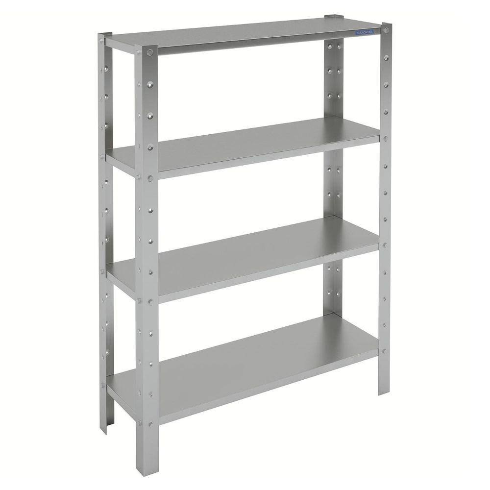 Estante em Aço Inox com 4 Prateleiras 183x150 cm Tramontina