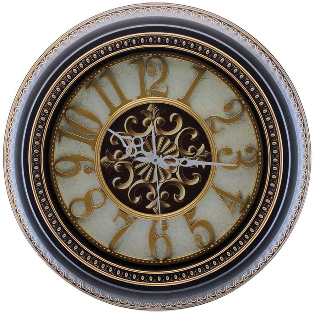 Relógio De Parede Grande Decorativo Vintage Sala Escritório