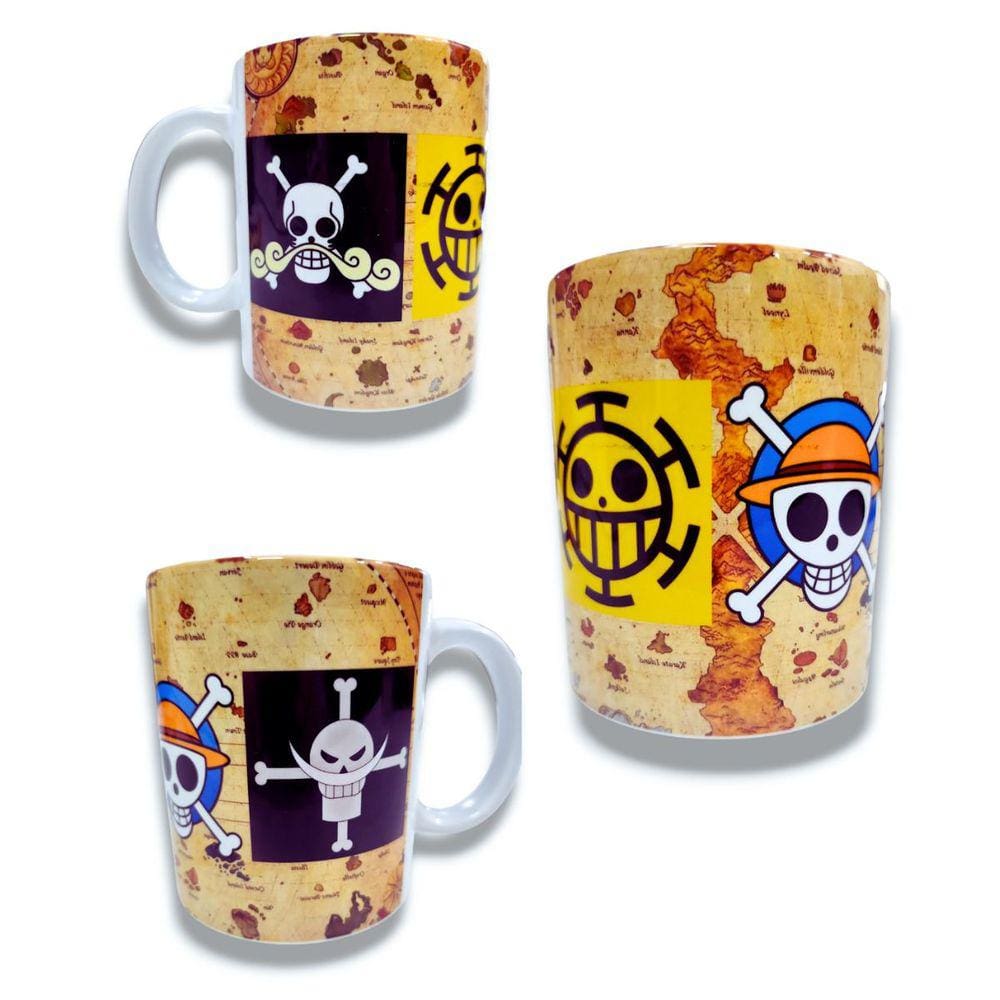 Canéca Xicara Chá Café Personalizada Bandeira One Piece