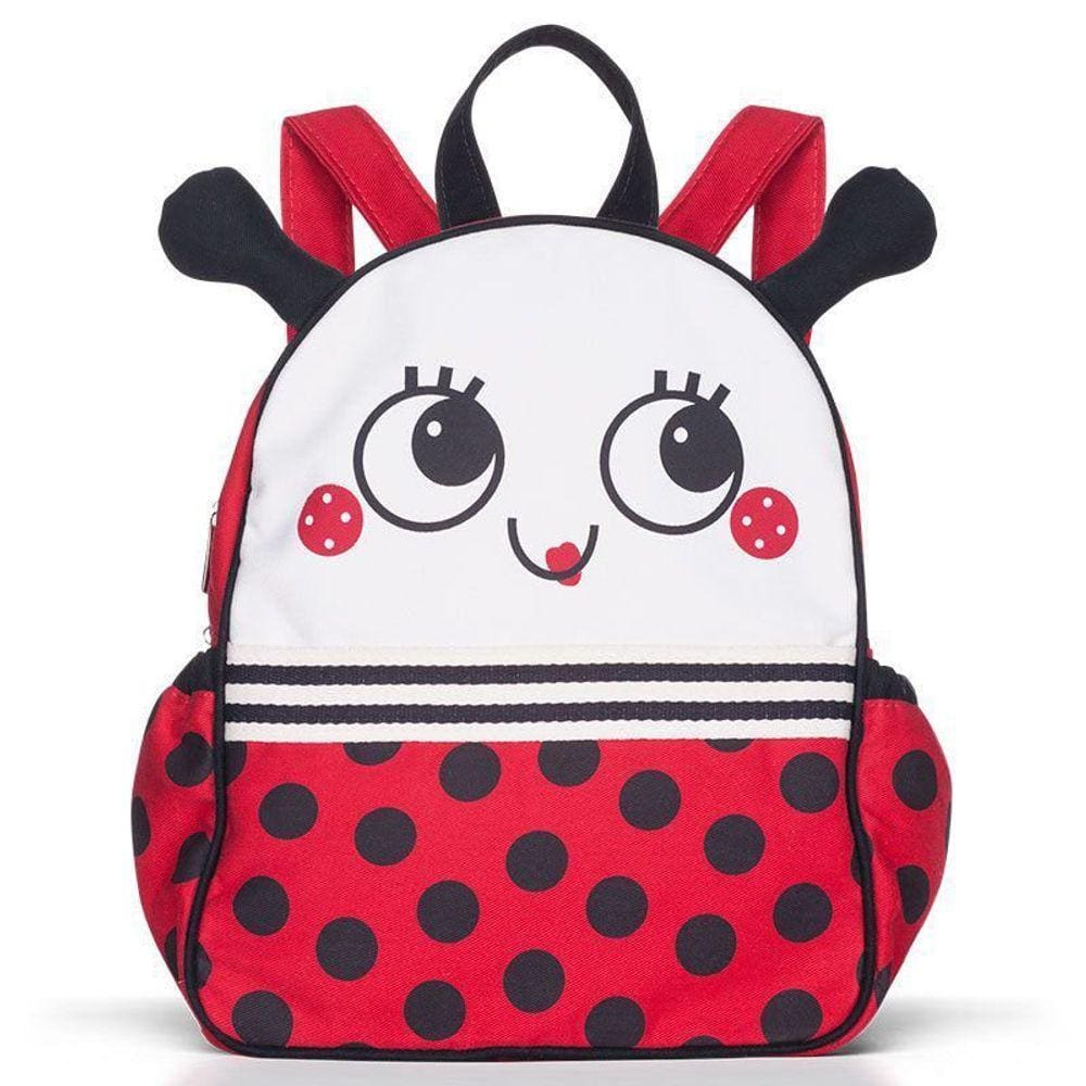 Mochila Infantil Joaninha Classic for Bags Cor Vermelho
