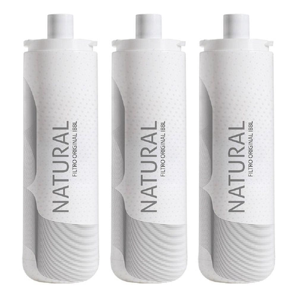 Kit Com 3 Refil C+3 Filtro Purificador De Água Ibbl Fr600
