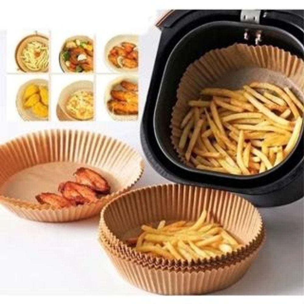 Protetor Fritadeira Airfryer 16 Cm Papel Descartável C/ 100