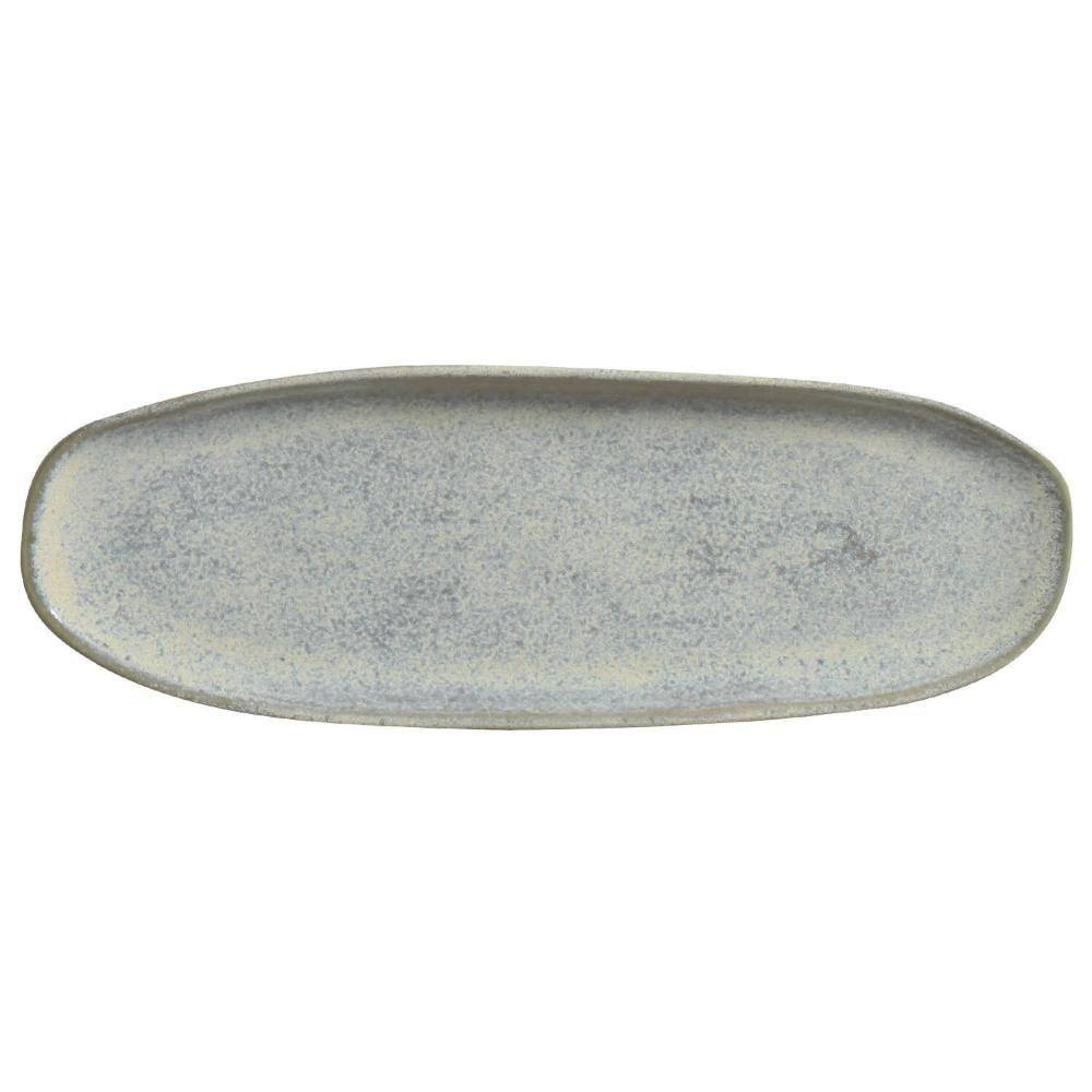 Conjunto c/ 4 Travessas Oval Rasa Grande Orgânico Green Granite 36x13cm