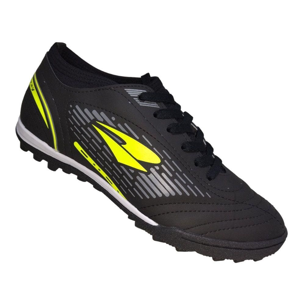 Chuteira Society Dray Ref. 466 Masculina - Preto/Verde Limão