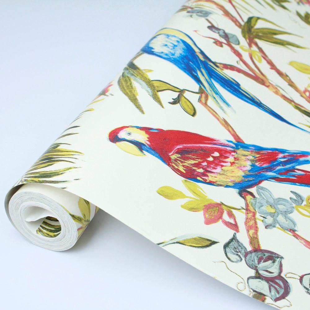 Papel de Parede Vinilizado Folhagem DK-0178- 0,68x9,14m ( ± 3%)