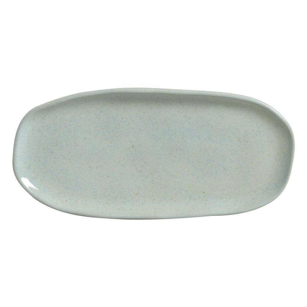 Conjunto c/ 4 Travessas Oval Rasa Pequena Orgânico Mint 23x11cm