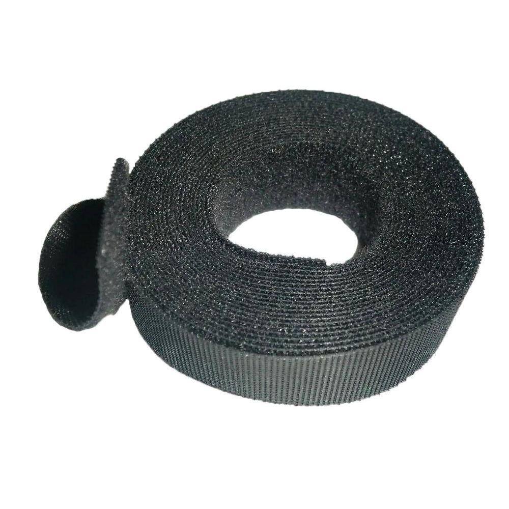 Fecho Contato Adesivo De Poliester Preto Foxmix