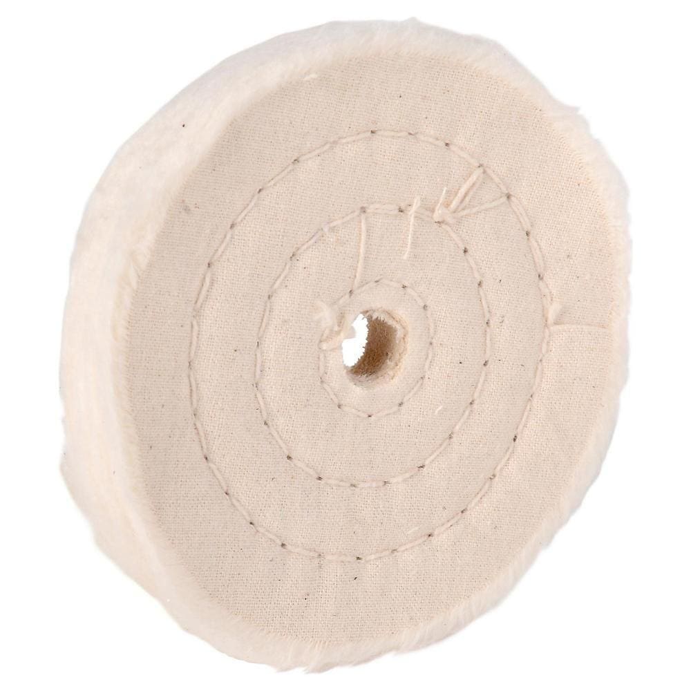Jogo com 5 Rodas de Polimento Branco Bauker