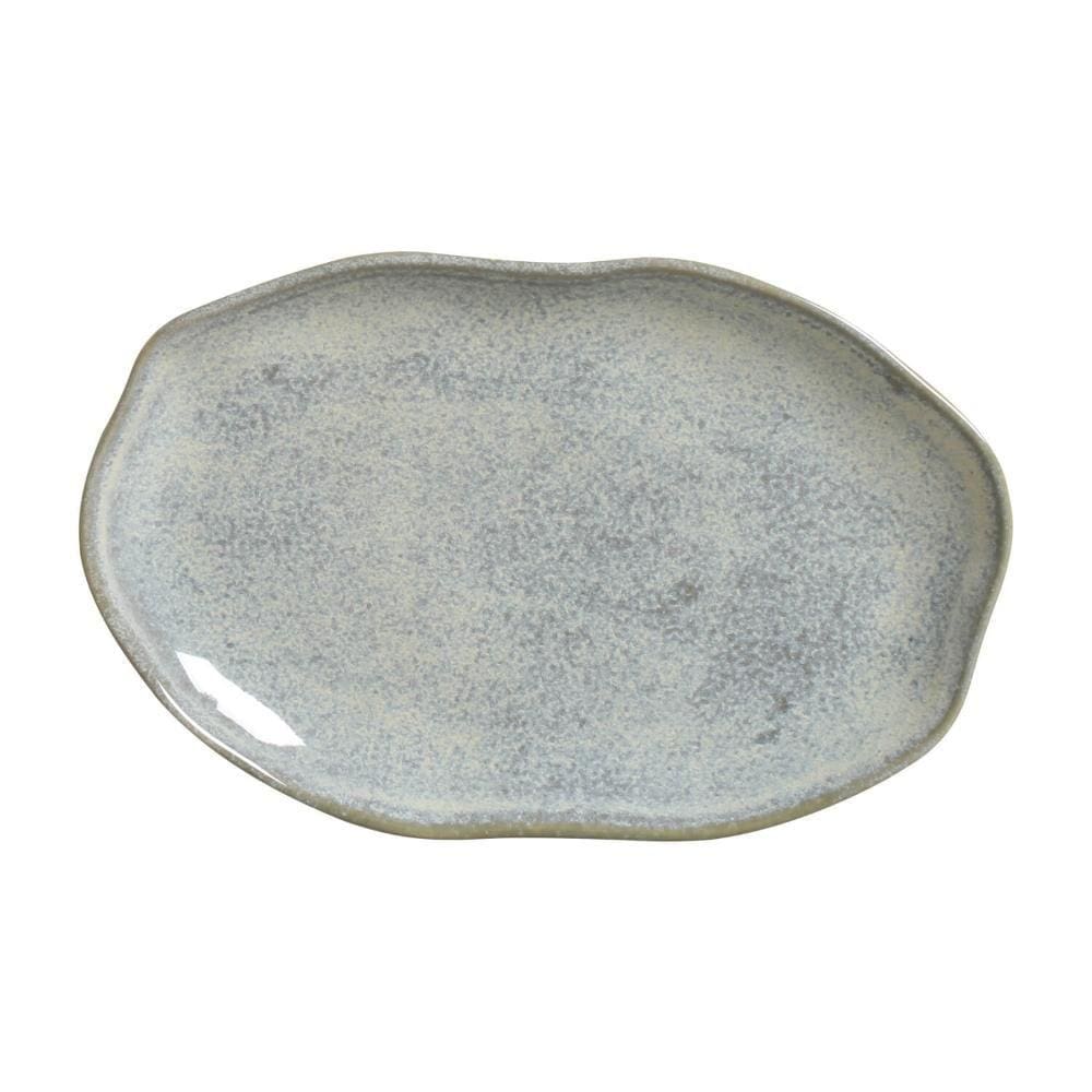 Conjunto c/ 4 Travessas Oval Rasa Média Bio Green Granite 30x20cm