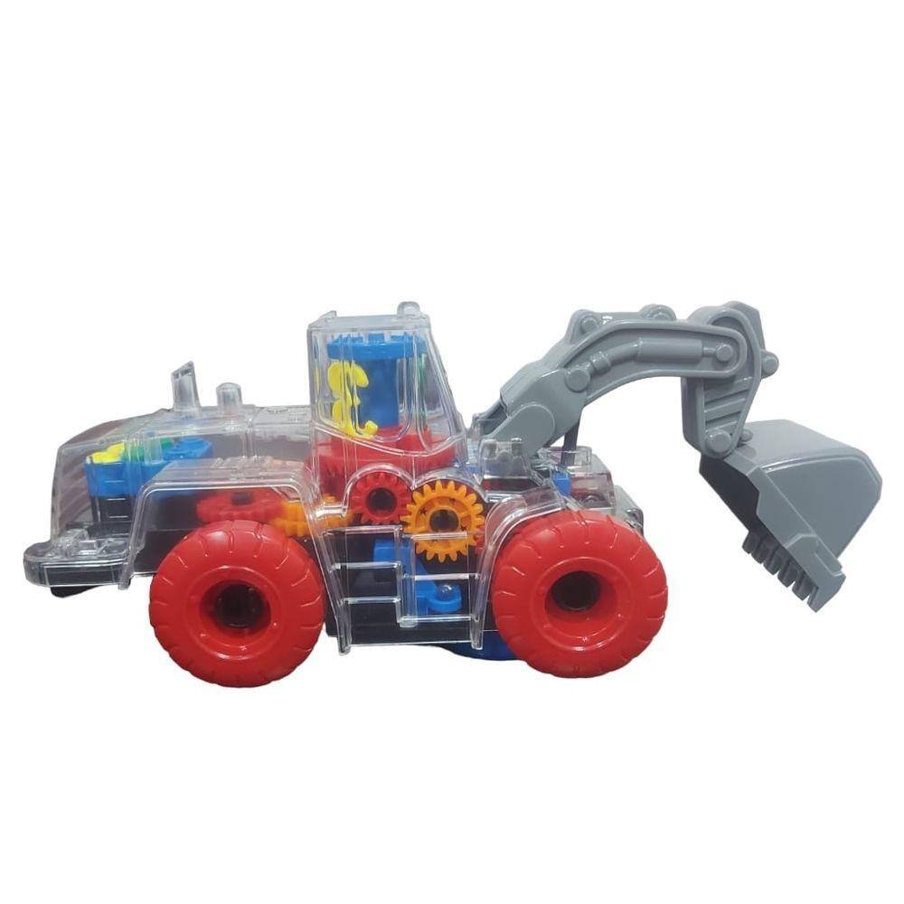 Trator de Obra Electrónico a Pilha Brinquedo Educativo