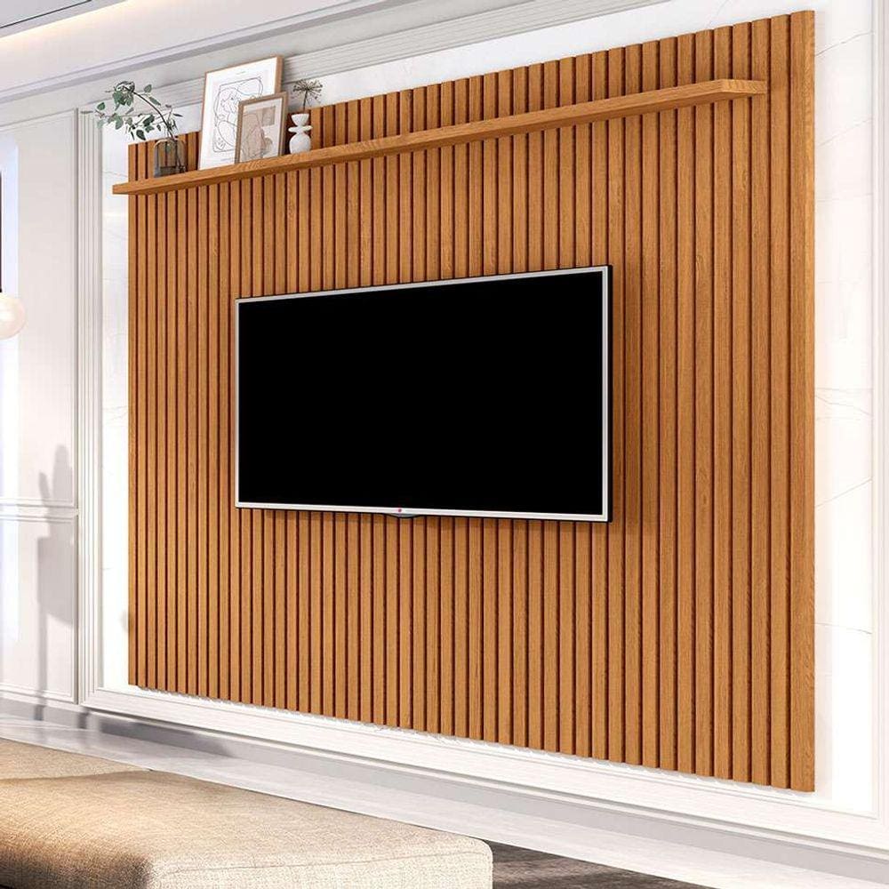 painel para tv até 80 polegadas versatil nature 231 cm