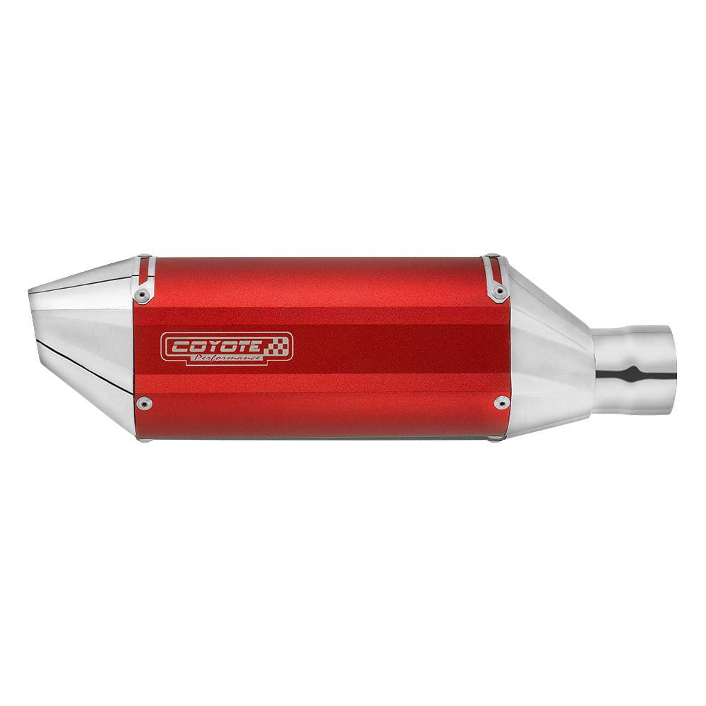 Escape / Ponteira + Curva Inox Coyote Performance - CG 150 Titan Fan ESDi ano 2004 até 2008 - Honda