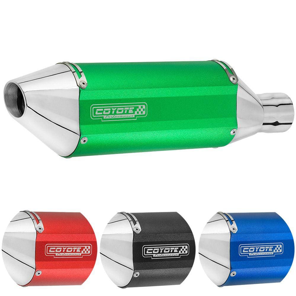 Escape / Ponteira + Curva Inox Coyote Performance - Bros NX-R 160 - Honda