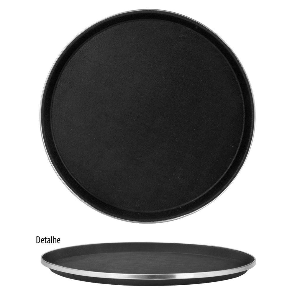 Bandeja Redonda Antiderrapante 35,5 cm Uny Home