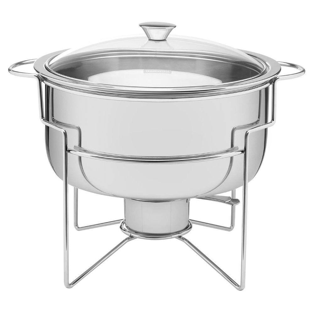 Rechaud Redondo Savoy 7 Litros em Aço Inox Tramontina