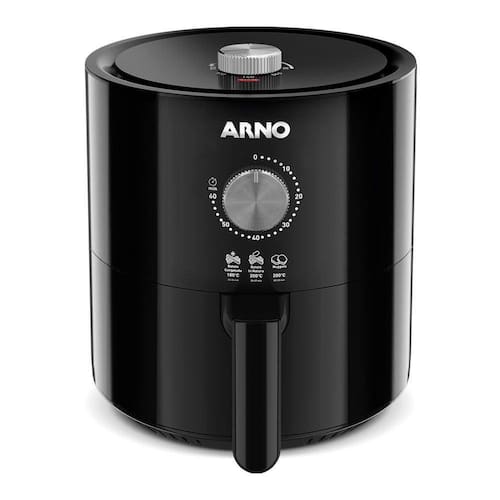 Fritadeira 4.2L Arno Air Fryer Ultra UFRP Preta 127V