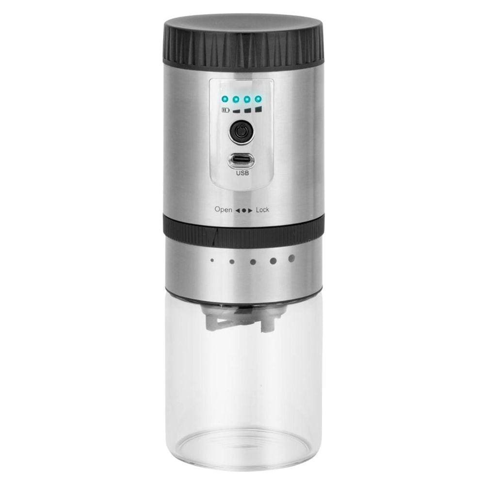 Moedor de Café Automático Elétrico Recarregável USB em Aço Inox Uny Home