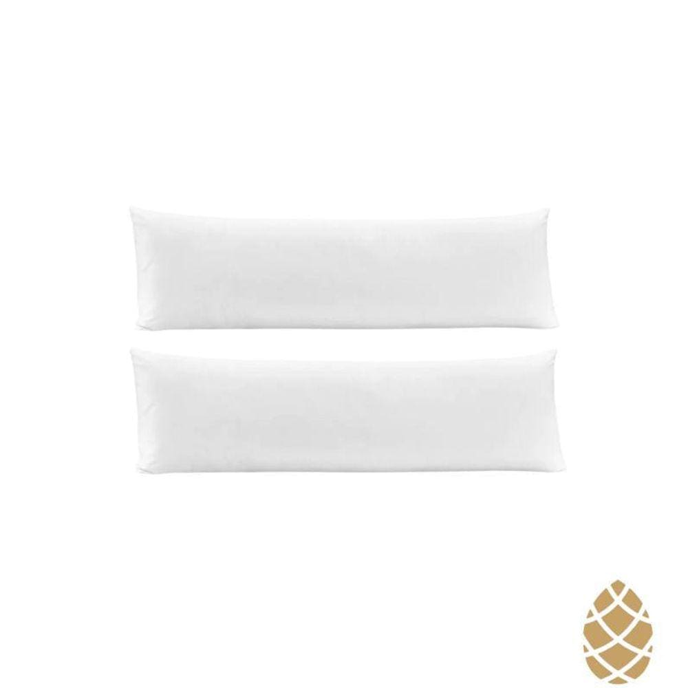 Kit 2 Fronhas Toque Acetinado 40X130 Altenburg Branca