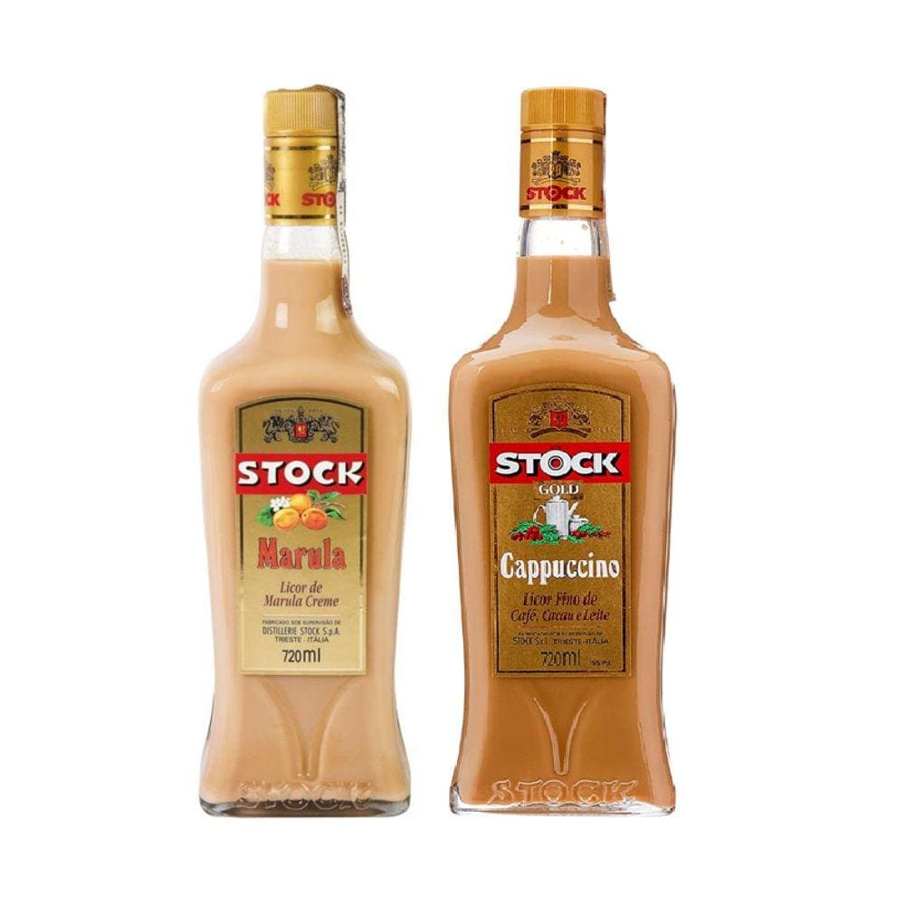 Kit Licor Stock Cappuccino + Marula 720ml cada