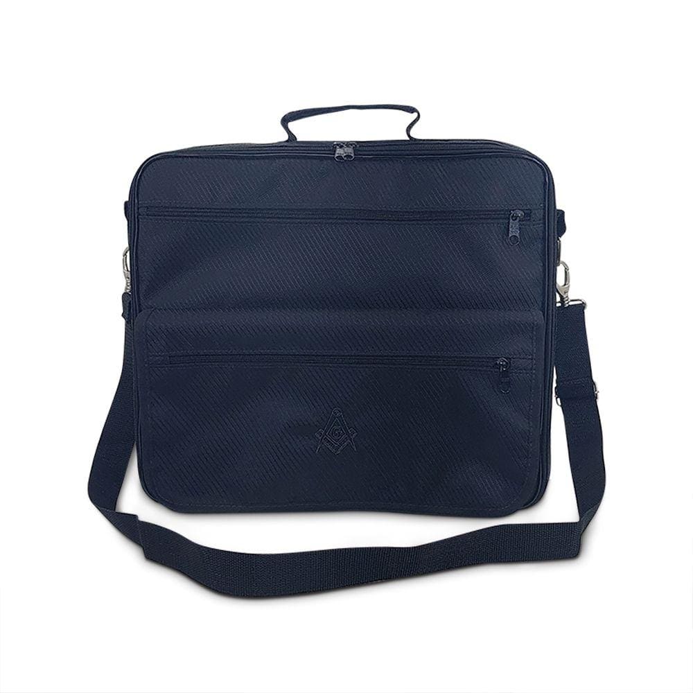 Bolsa pasta maleta paramentos maçonico maçonaria preto