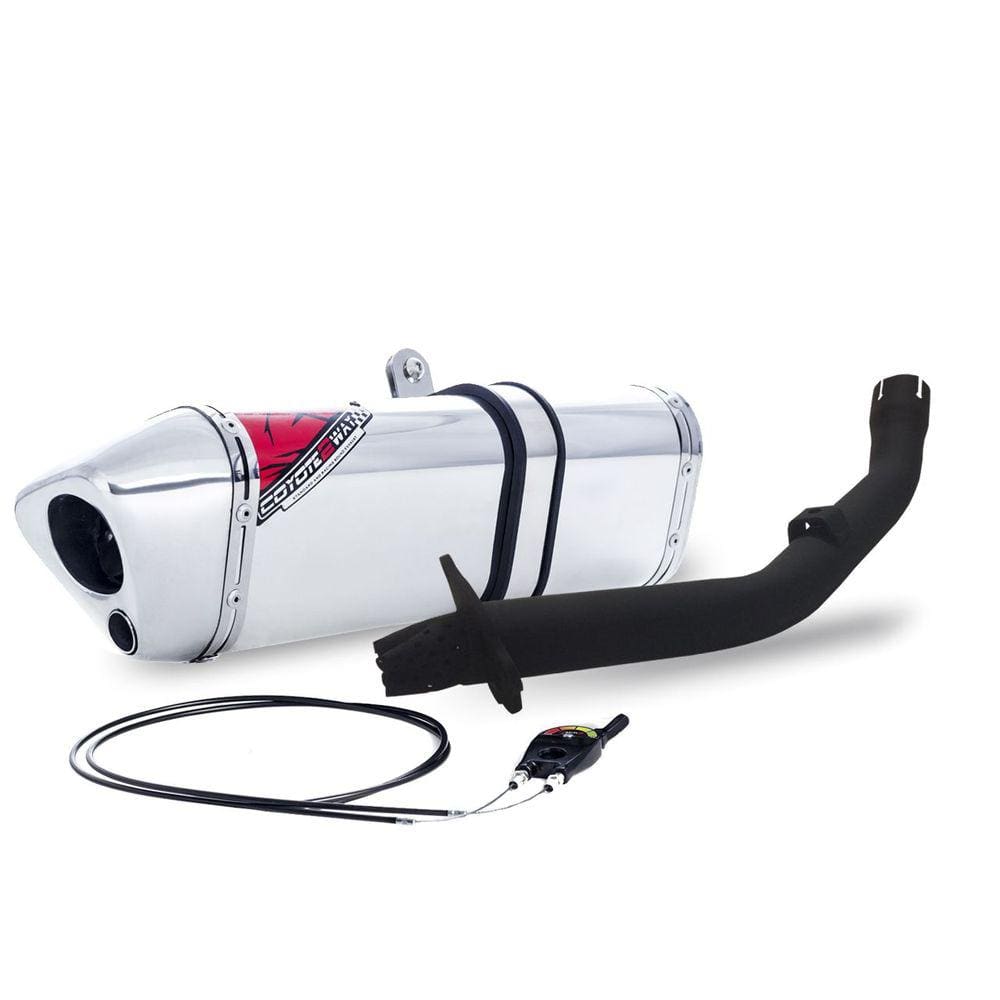 Escape / Ponteira Coyote Modelo TRS 2 Way + Mais em Alumínio - Tornado XR 250 ano 2007/2008 - Honda