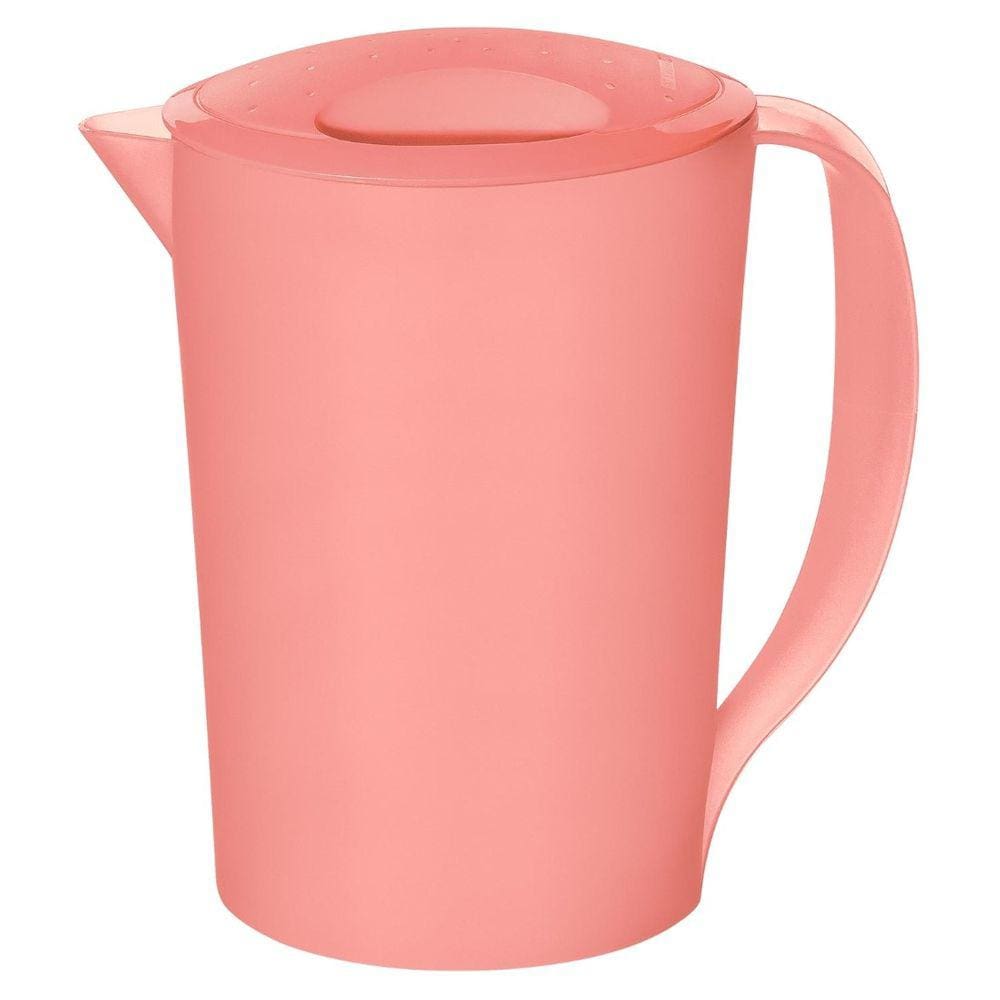 Jarra Oval Plástica 2 Litros Rosa Sanremo