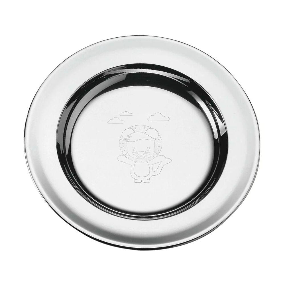 Prato Estampado Inox 23cm Infantil Baby Friends Durável Tramontina