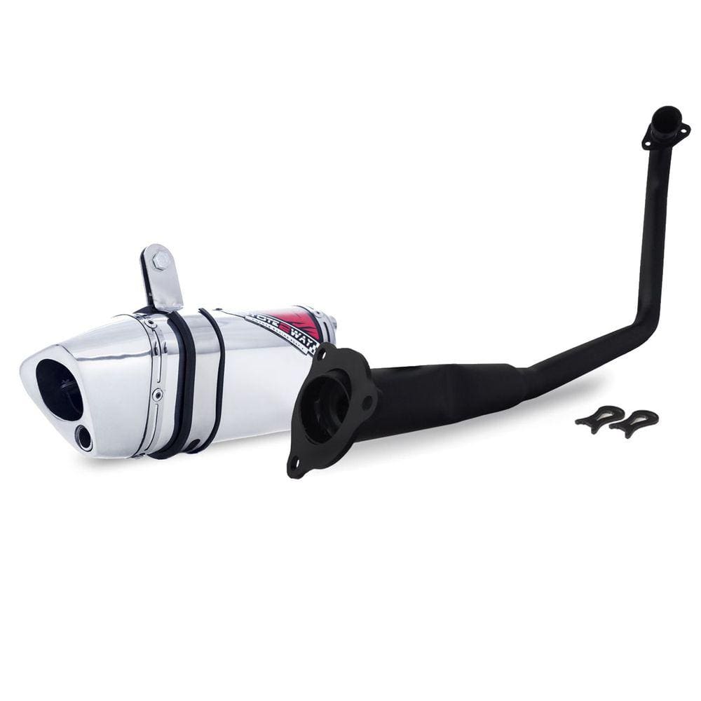 Escape / Ponteira Coyote TRS 2 Way JUNIOR 20cm em Alumínio - CG 160 Fan & Start ano 2018 em Diante (Freio Combinado) - Honda