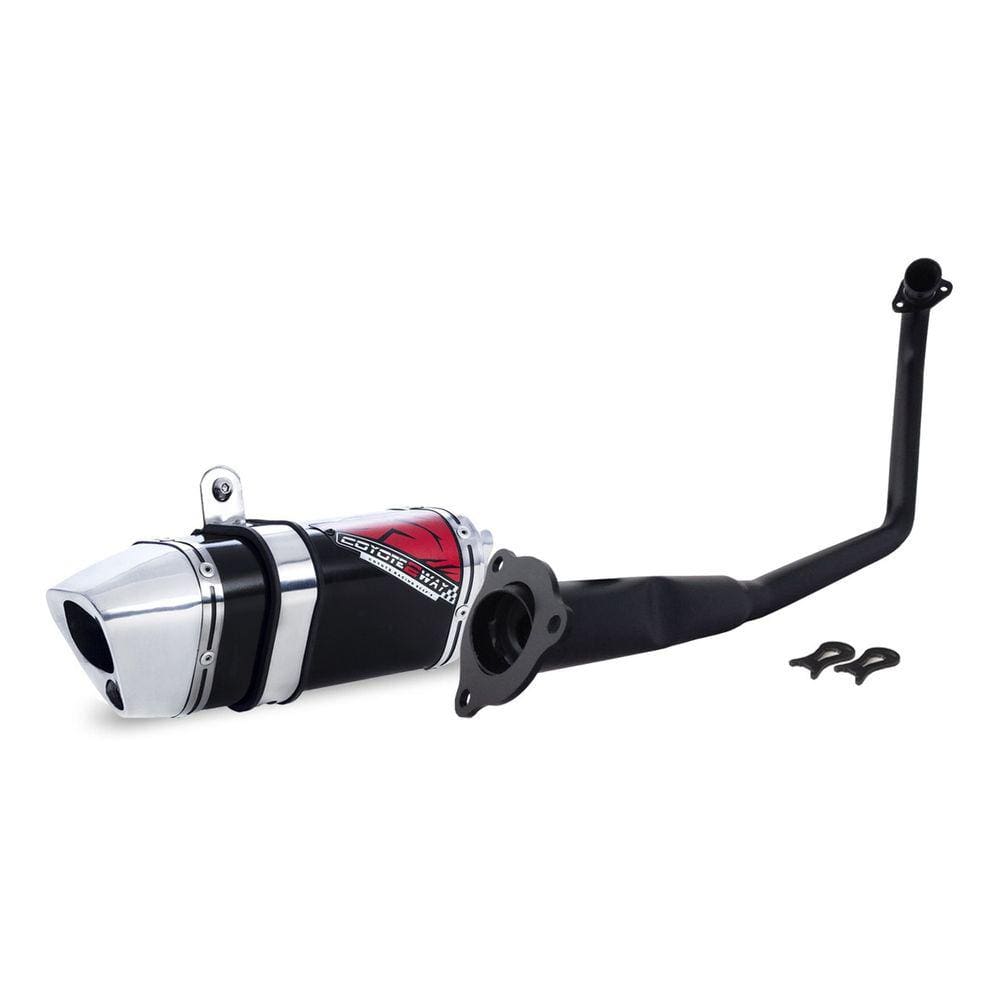 Escape / Ponteira Coyote TRS 2 Way JUNIOR 20cm em Alumínio - PCX 160 ano 2023 em Diante - Honda
