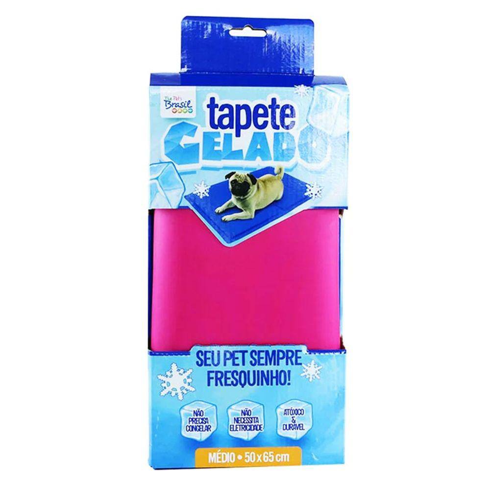 Tapete Gelado Para Cães Rosa Grande - The Pets Brasil