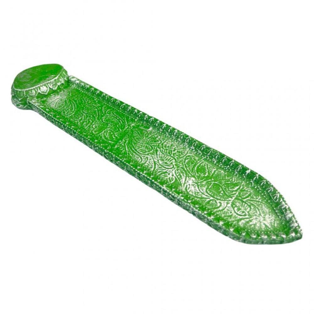 Incensário Régua 23 cm Universal Verde Claro Resina